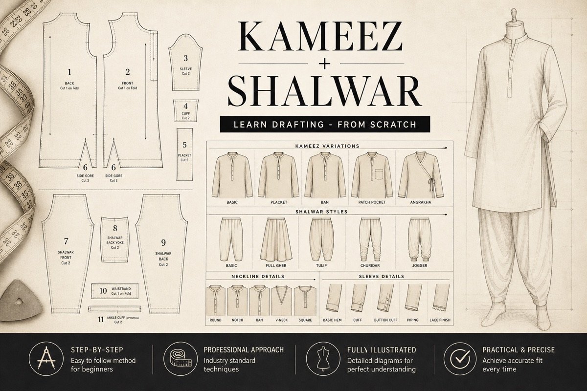 Kameez + Shalwar