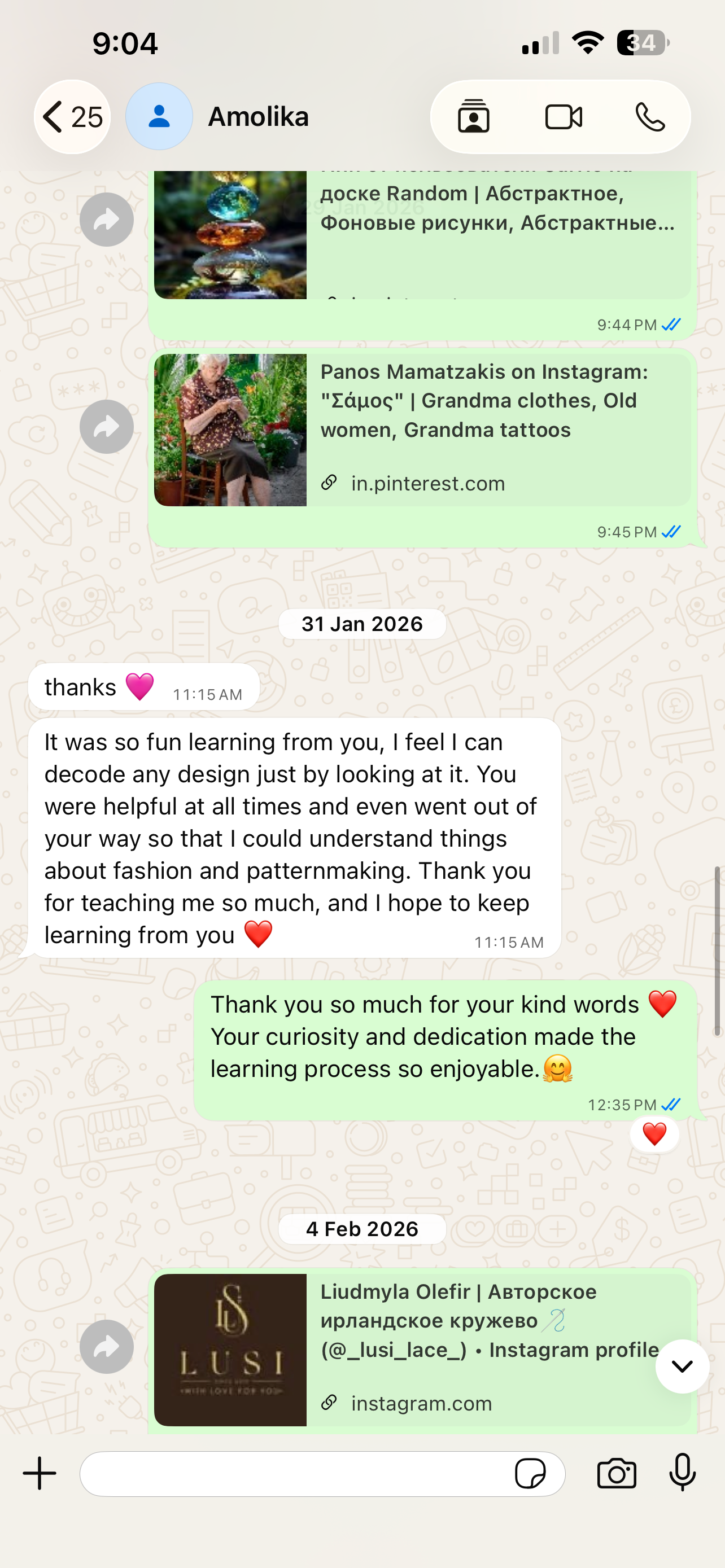 WhatsApp feedback screenshot 3