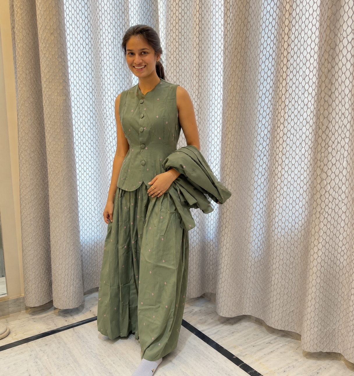 Olive dress front student project