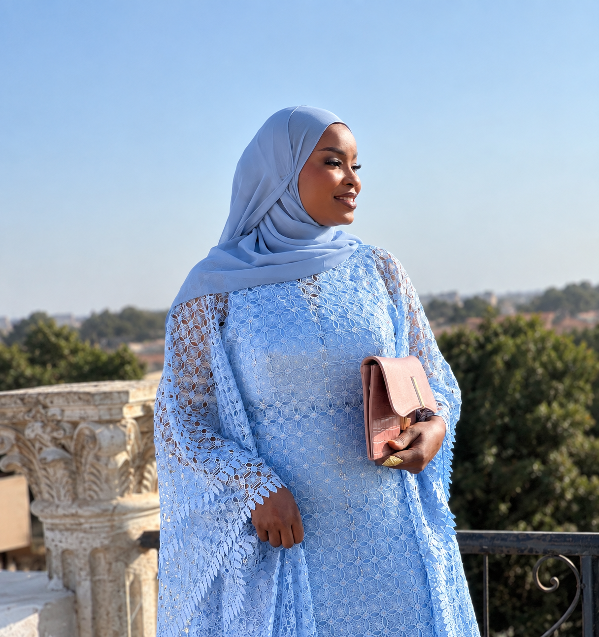 Blue occasionwear detail student project