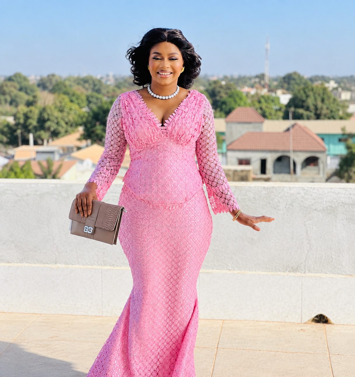 Pink occasionwear front student project