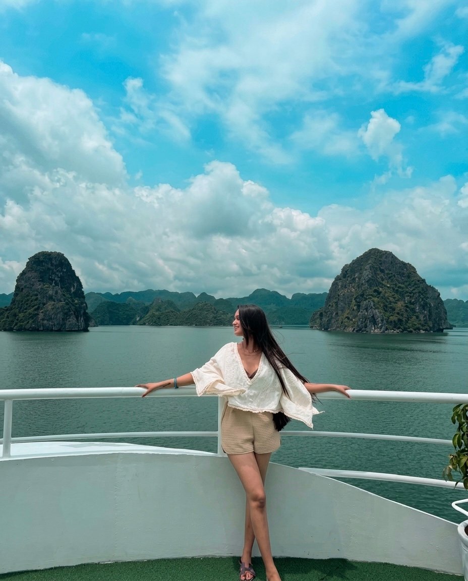Travel outfit on a boat student project